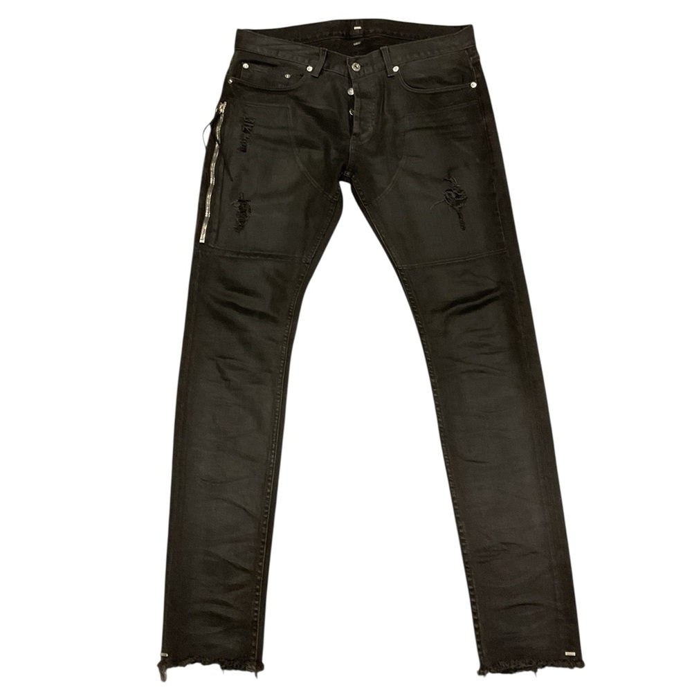Mr Completely Men’s Black Distressed Skinny Jeans